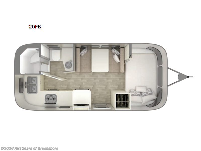 2027 Airstream Bambi 20FB - New Travel Trailer For Sale by Airstream of Greensboro in Colfax, North Carolina
