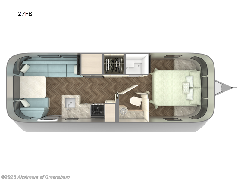 2025 Airstream International 27FB - Used Travel Trailer For Sale by Airstream of Greensboro in Colfax, North Carolina