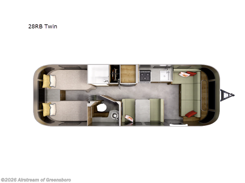 2027 Airstream Flying Cloud 28RB Twin - New Travel Trailer For Sale by Airstream of Greensboro in Colfax, North Carolina