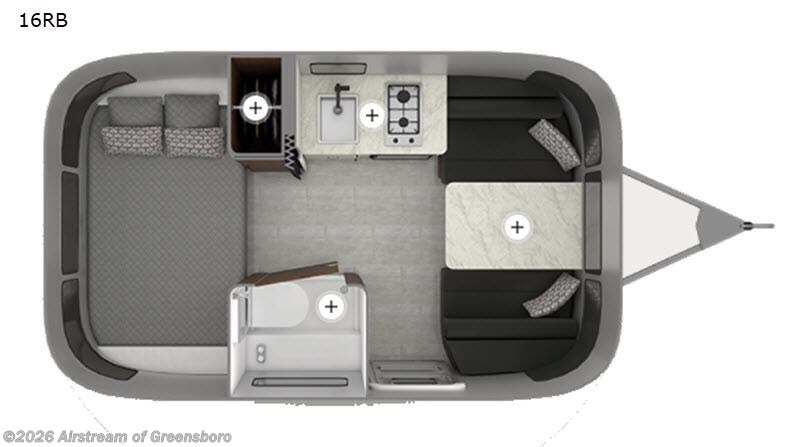 2020 Airstream Caravel 16RB - Used Travel Trailer For Sale by Airstream of Greensboro in Colfax, North Carolina