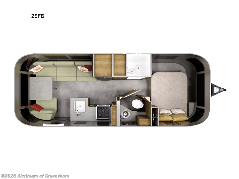 2027 Airstream Trade Wind 25FB - New Travel Trailer For Sale by Airstream of Greensboro in Colfax, North Carolina