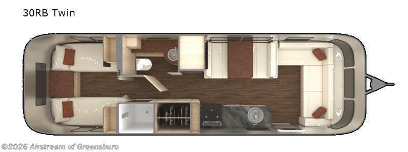 2019 Airstream International Serenity 30RB Twin - Used Travel Trailer For Sale by Airstream of Greensboro in Colfax, North Carolina