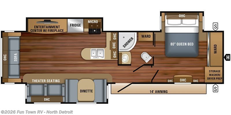 2019 Jayco Jay Flight 34RSBS - Used Travel Trailer For Sale by Fun Town RV - North Detroit in North Branch, Michigan