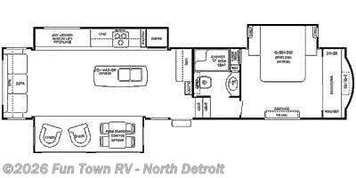 2014 Forest River Cedar Creek 36CKTS - Used Fifth Wheel For Sale by Fun Town RV - North Detroit in North Branch, Michigan