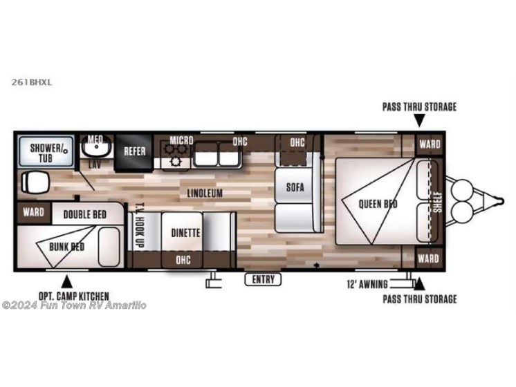 Used 2016 Forest River Wildwood X-Lite 261BHXL available in Amarillo, Texas