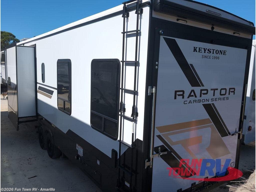 New 2026 Keystone Raptor Carbon Series 368 available in Amarillo, Texas