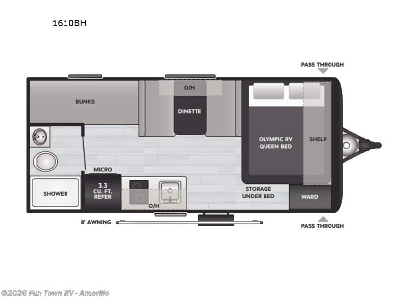 2026 Keystone Springdale Mini 1610BH - New Travel Trailer For Sale by Fun Town RV - Amarillo in Amarillo, Texas