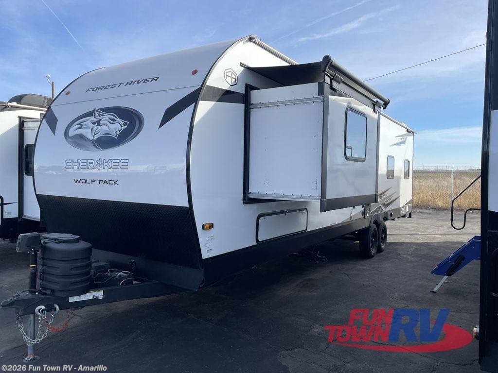 2025 Forest River Cherokee Wolf Pack 32PACK13 - Used Toy Hauler For Sale by Fun Town RV - Amarillo in Amarillo, Texas