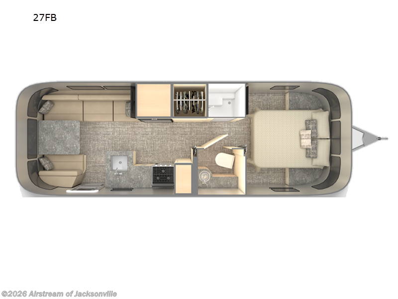 2024 Airstream Flying Cloud 27FB - Used Travel Trailer For Sale by Airstream of Jacksonville in Jacksonville, Florida