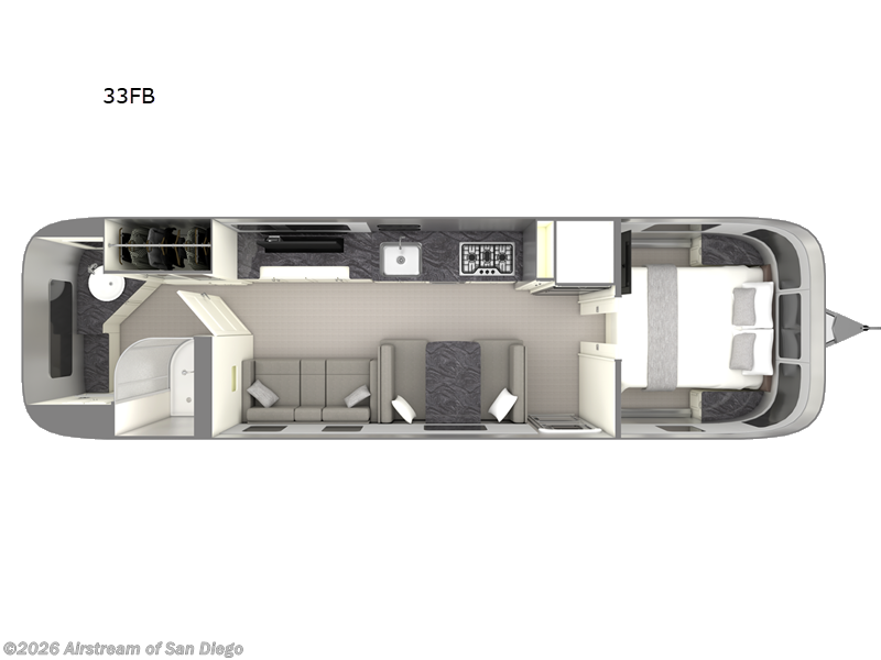 2026 Airstream Classic 33FB - New Travel Trailer For Sale by Airstream of San Diego in San Diego, California