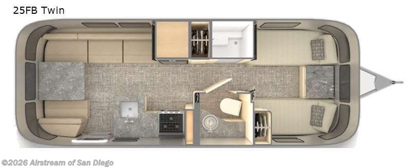 2021 Airstream Flying Cloud 25FB Twin - Used Travel Trailer For Sale by Airstream of San Diego in San Diego, California