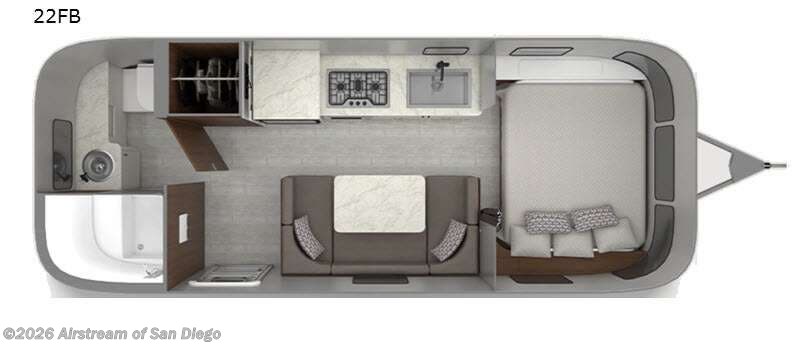 2021 Airstream Caravel 22FB - Used Travel Trailer For Sale by Airstream of San Diego in San Diego, California