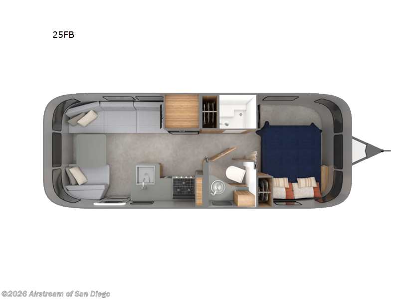 2027 Airstream Trade Wind 25FB - New Travel Trailer For Sale by Airstream of San Diego in San Diego, California
