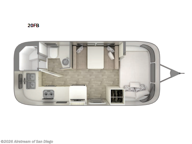 2026 Airstream Bambi 20FB - New Travel Trailer For Sale by Airstream of San Diego in San Diego, California