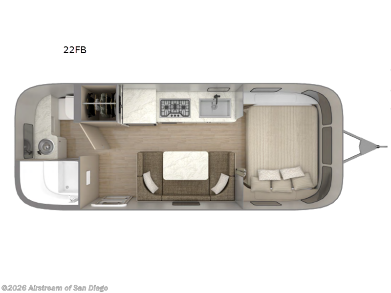 2027 Airstream Caravel 22FB - New Travel Trailer For Sale by Airstream of San Diego in San Diego, California