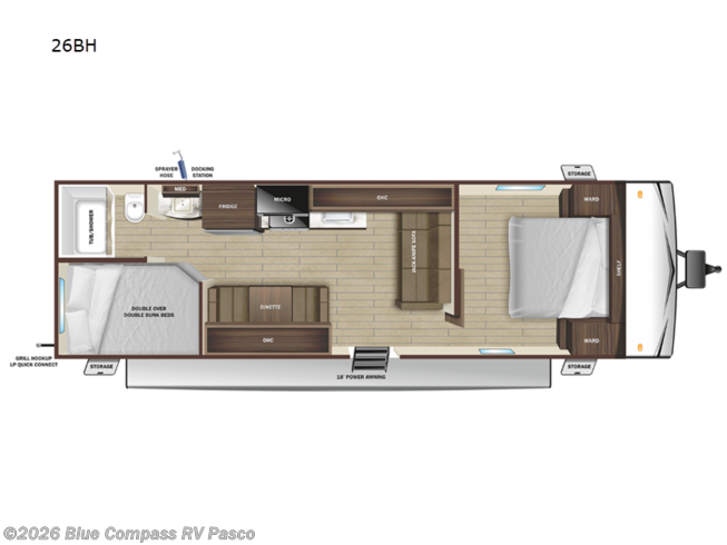 Pasco Blue Dog Rv 2024 Highland Ridge Open Range Conventional Open Range 26bh #UT119190B ...