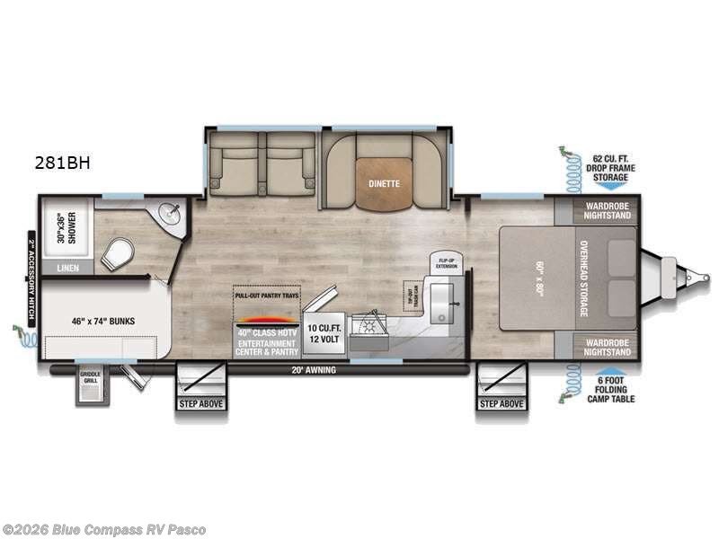2026 Alliance RV Delta 281BH - New Travel Trailer For Sale by Blue Compass RV Pasco in Pasco, Washington features Slideout