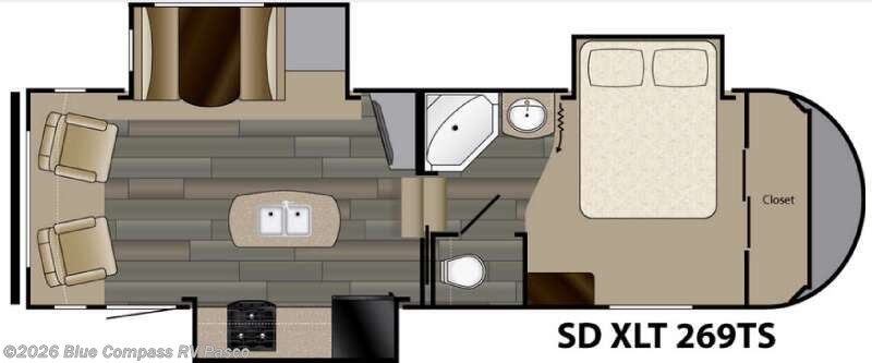 2016 Heartland Sundance XLT 269TS - Used Fifth Wheel For Sale by Blue Compass RV Pasco in Pasco, Washington features Slideout