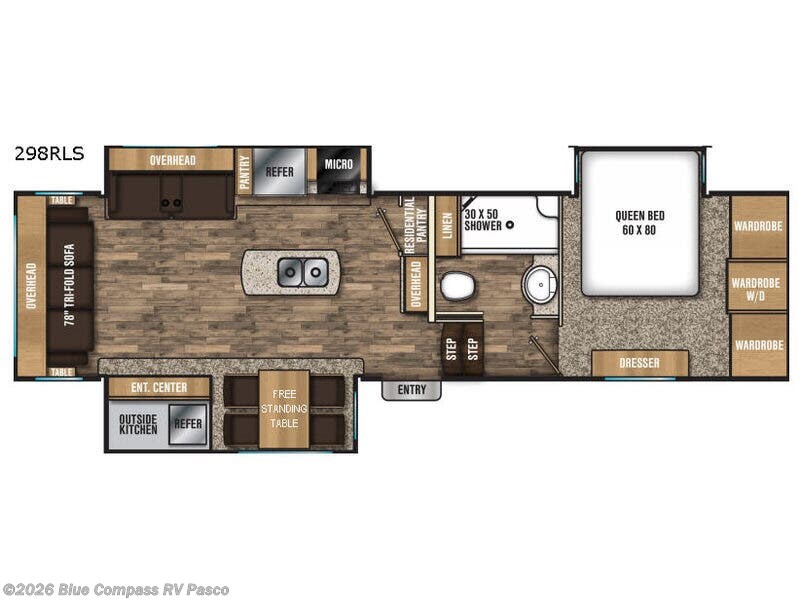 2018 Coachmen Chaparral 298RLS - Used Fifth Wheel For Sale by Blue Compass RV Pasco in Pasco, Washington features Slideout