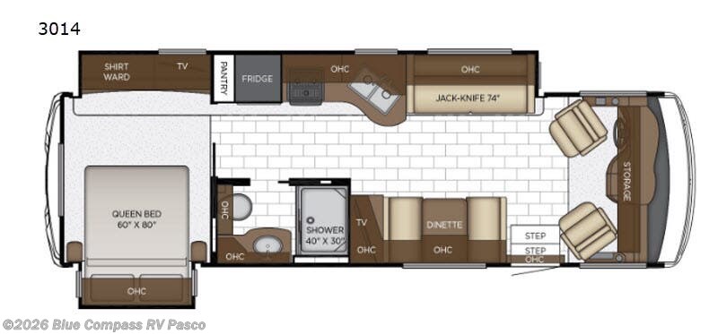 2019 Newmar Bay Star Sport 3014 - Used Class A For Sale by Blue Compass RV Pasco in Pasco, Washington features Slideout