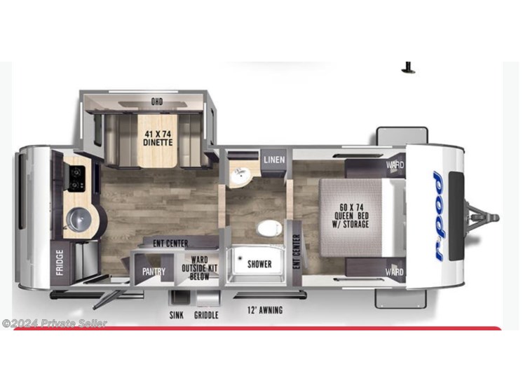 Used 2023 Forest River R-Pod 202 - dinette available in Ravenel, South Carolina