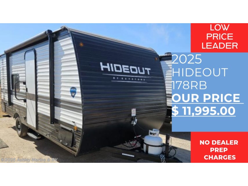 New 2025 Keystone Hideout Sport 178RB available in Panama City, Florida