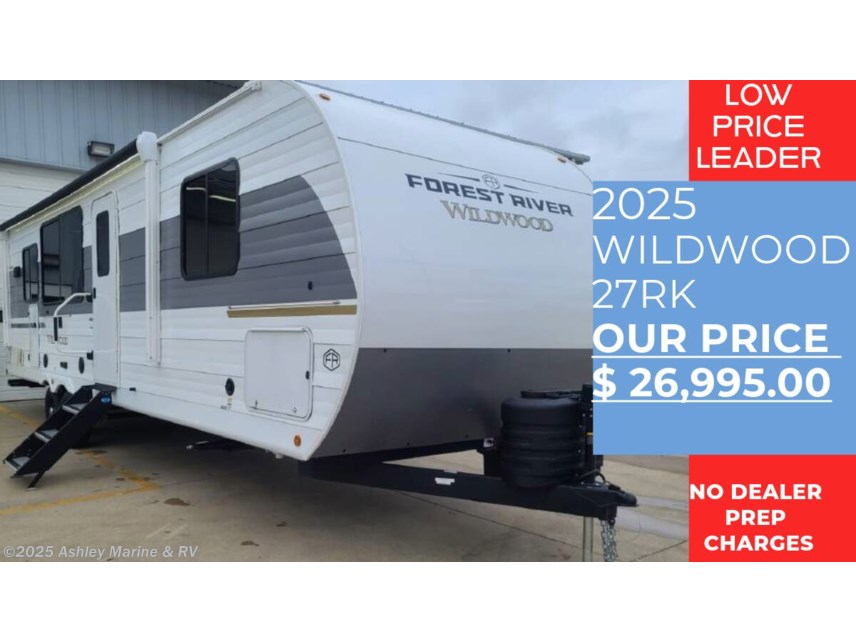 New 2025 Forest River Wildwood 27RK available in Panama City, Florida