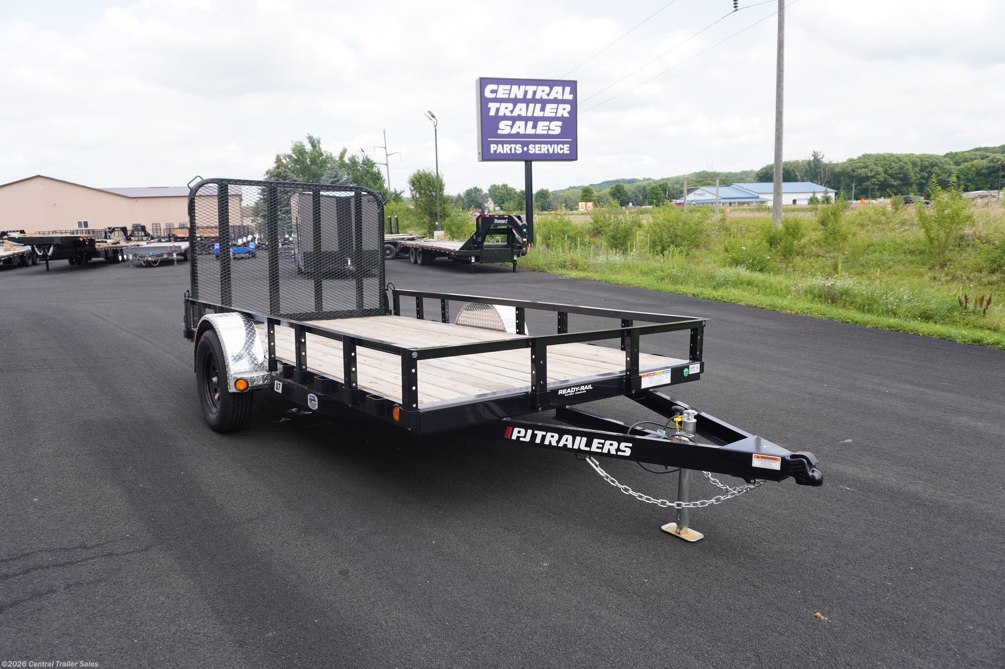2025 PJ Trailers U7 77"x12ft Utility - New Utility Trailer for sale by Central Trailer Sales in Jordan, Minnesota