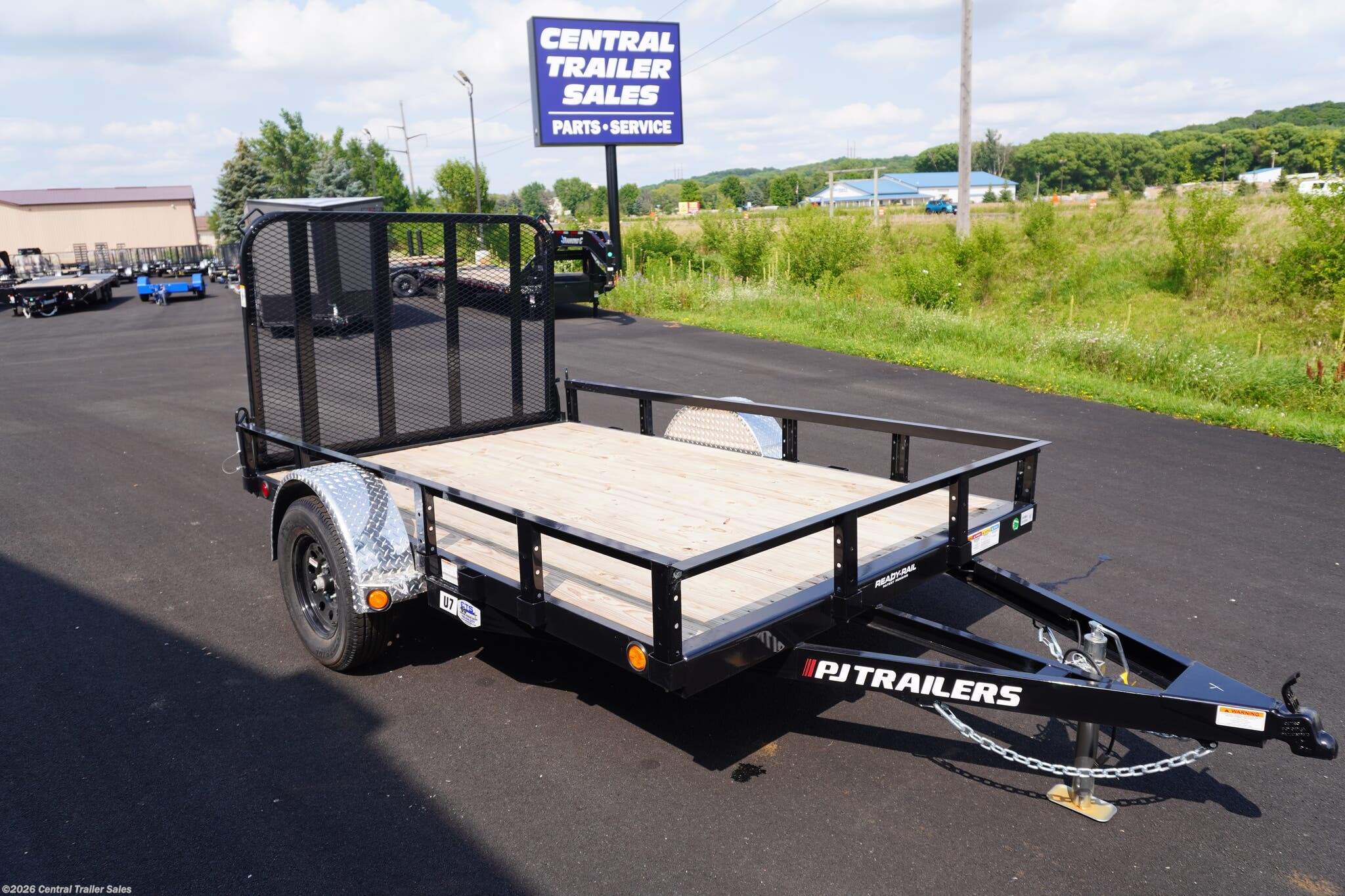2026 PJ Trailers U7 77"x10ft Utility - New Utility Trailer for sale by Central Trailer Sales in Jordan, Minnesota