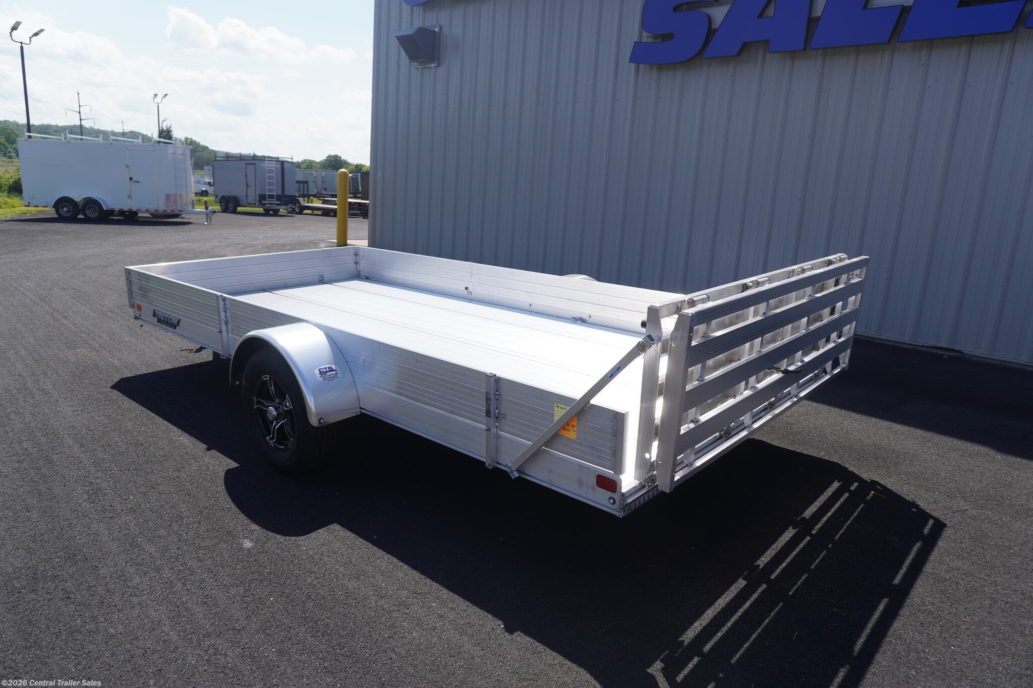 2024 81"x14' Aluminum Utility by Triton Trailers from Central Trailer Sales in Jordan, Minnesota