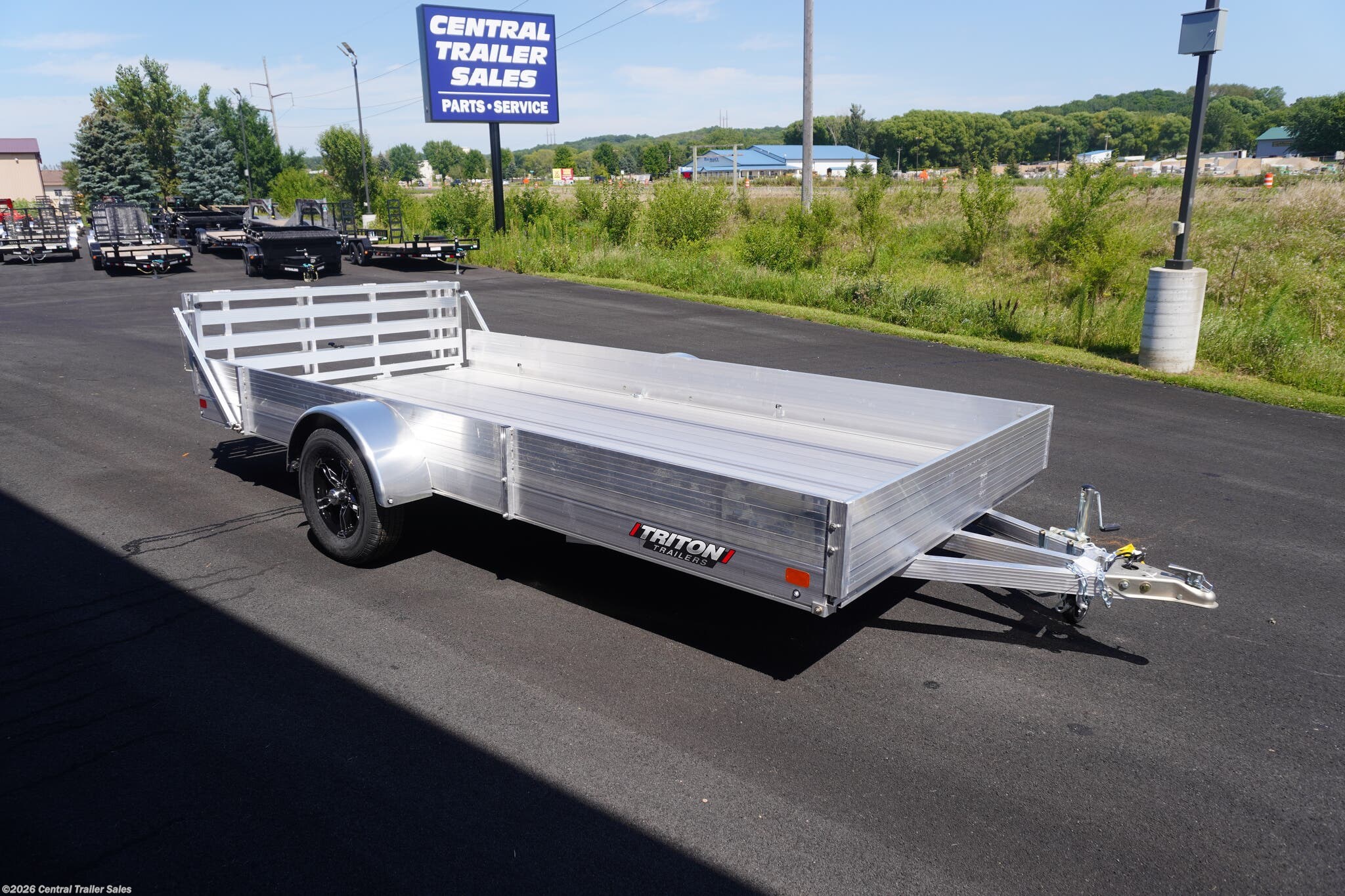 2024 Triton Trailers 81"x14' Aluminum Utility - New Utility Trailer for sale by Central Trailer Sales in Jordan, Minnesota