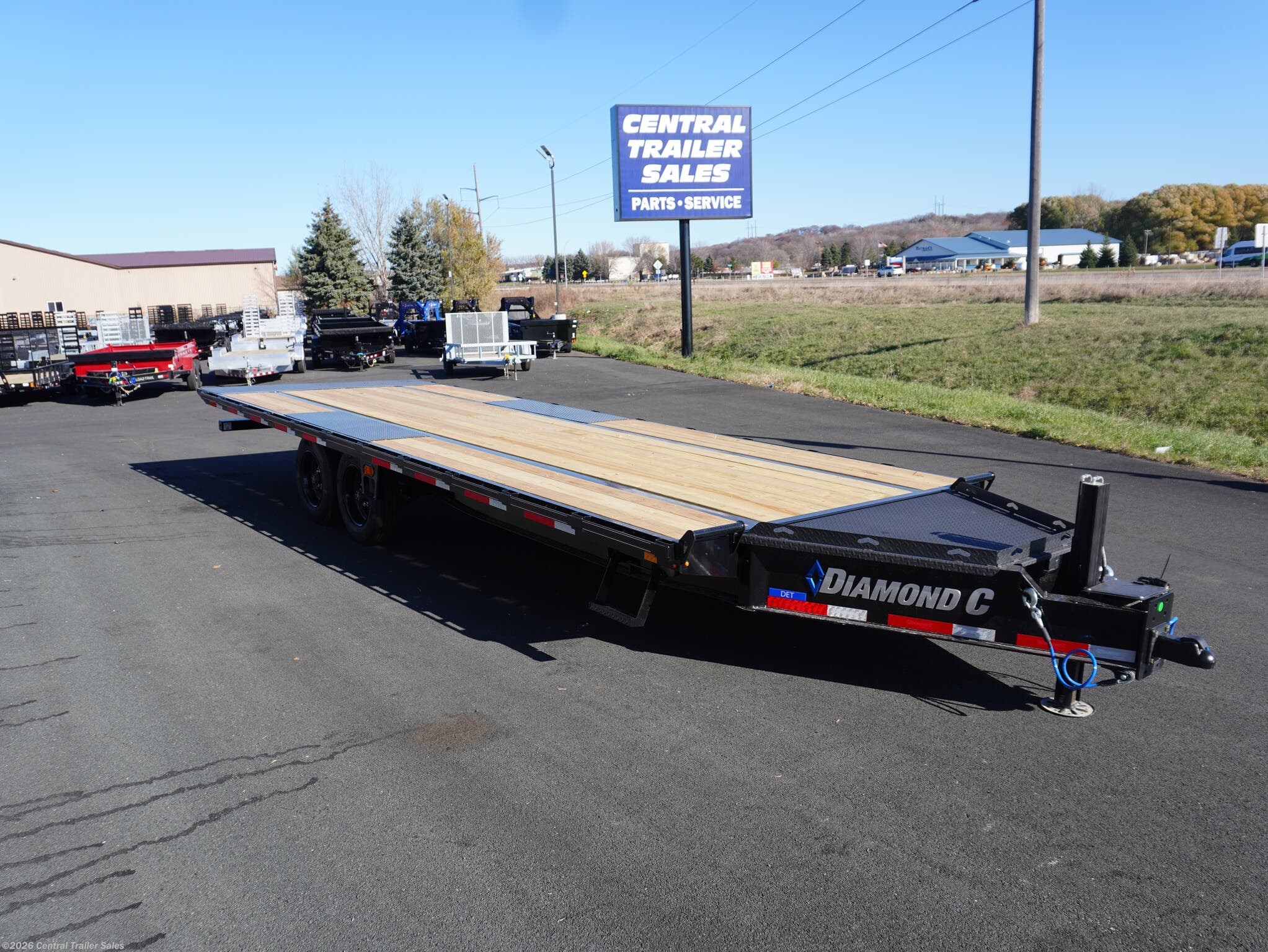 2026 Diamond C DET 208 24ft Deckover Tilt - New Tilt Deck Trailer for sale by Central Trailer Sales in Jordan, Minnesota