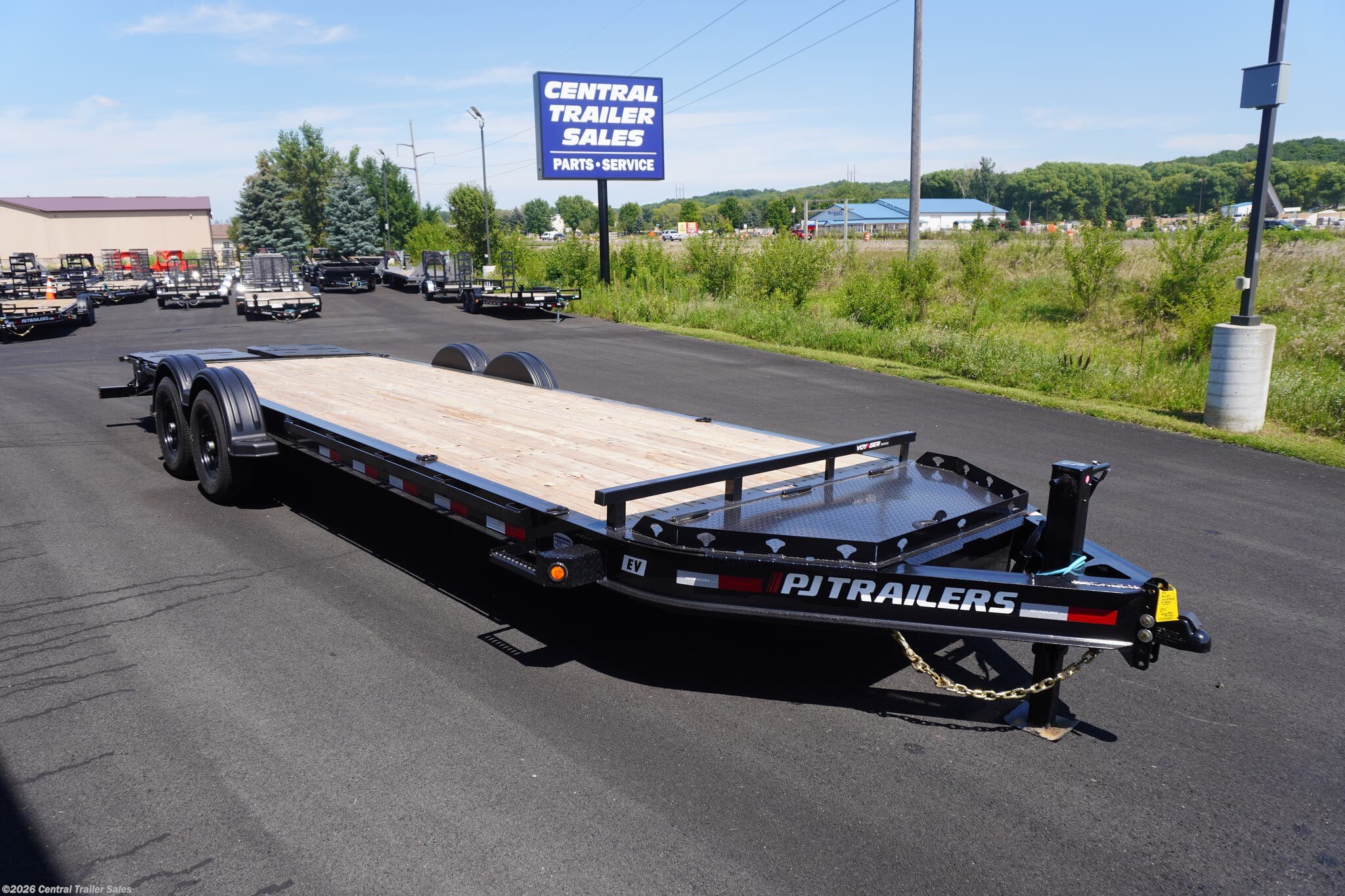 2026 PJ Trailers EV 24ft Equipment Trailer - New Equipment Trailer for sale by Central Trailer Sales in Jordan, Minnesota