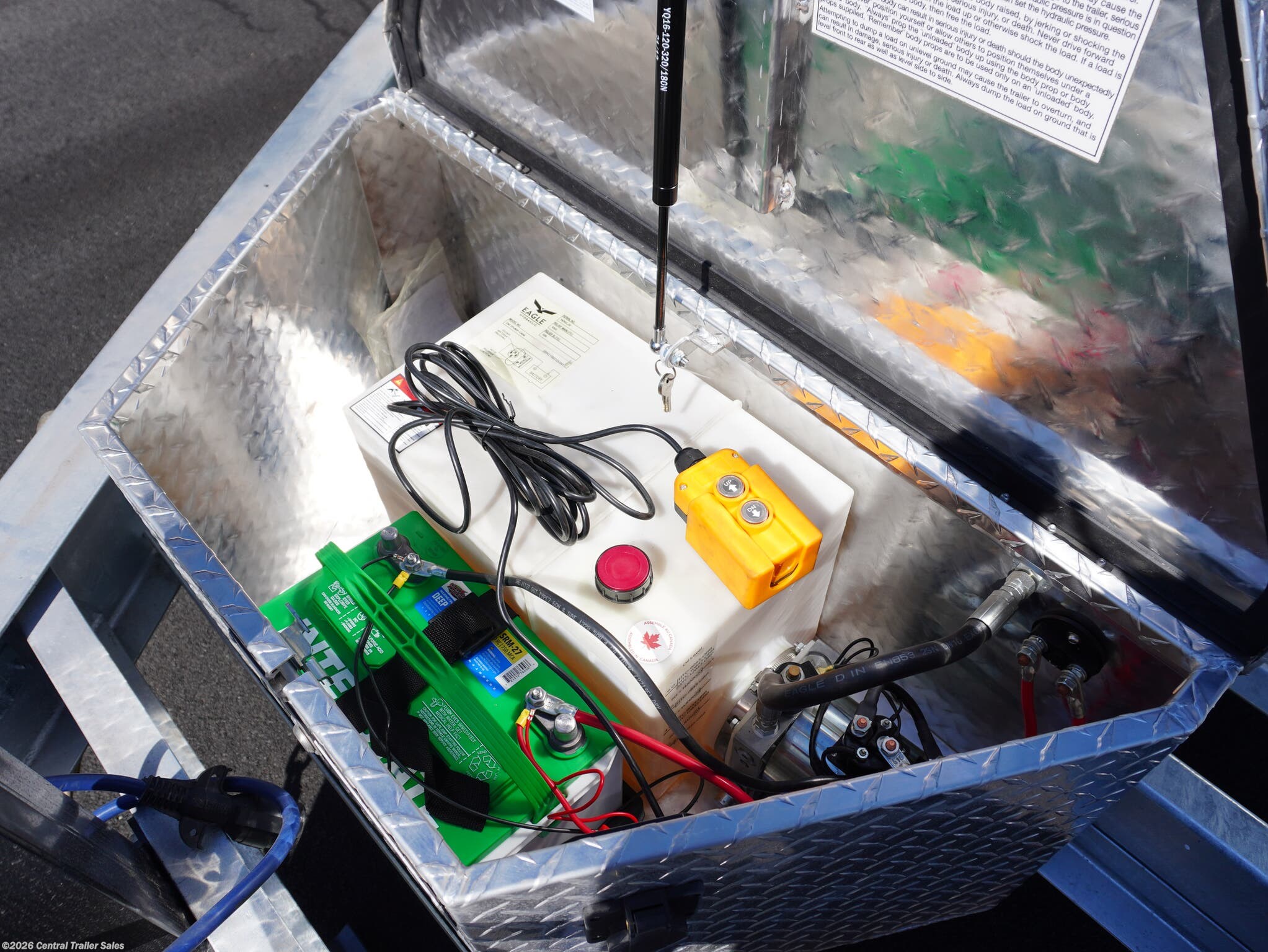 New 2025 Silver Mountain Trailers 83"x14ft Galvanized Dump available in Jordan, Minnesota