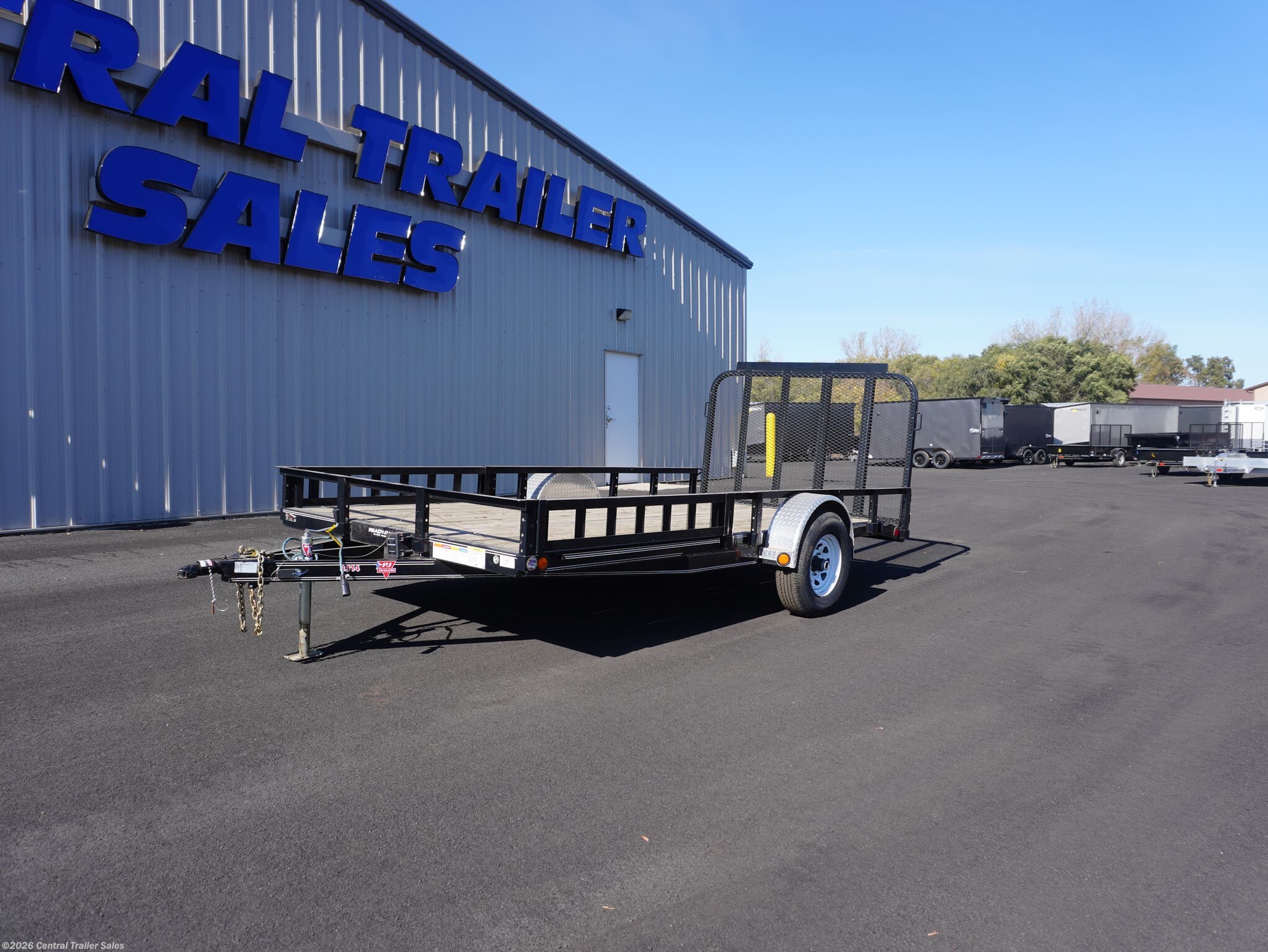 2019 PJ Trailers U8 83 "x14ft Remolque utilitario, eje de 5200.