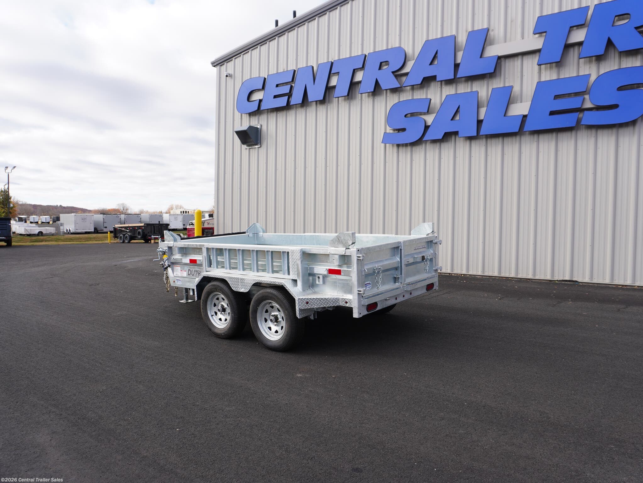2025 Silver Mountain Trailers 5x10ft Galvanized Dump - New Dump Trailer for sale by Central Trailer Sales in Jordan, Minnesota
