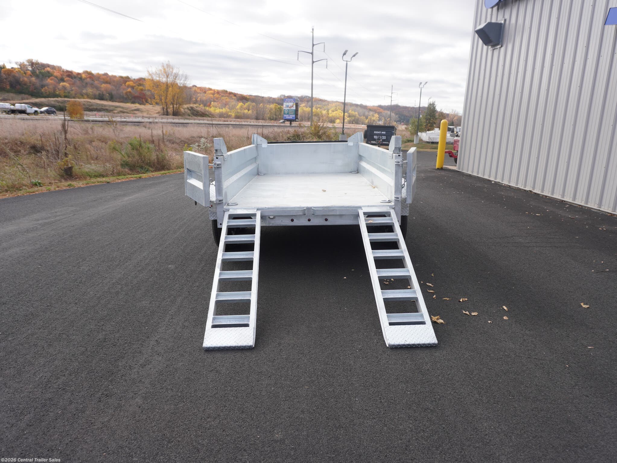 New 2025 Silver Mountain Trailers 5x10ft Galvanized Dump available in Jordan, Minnesota