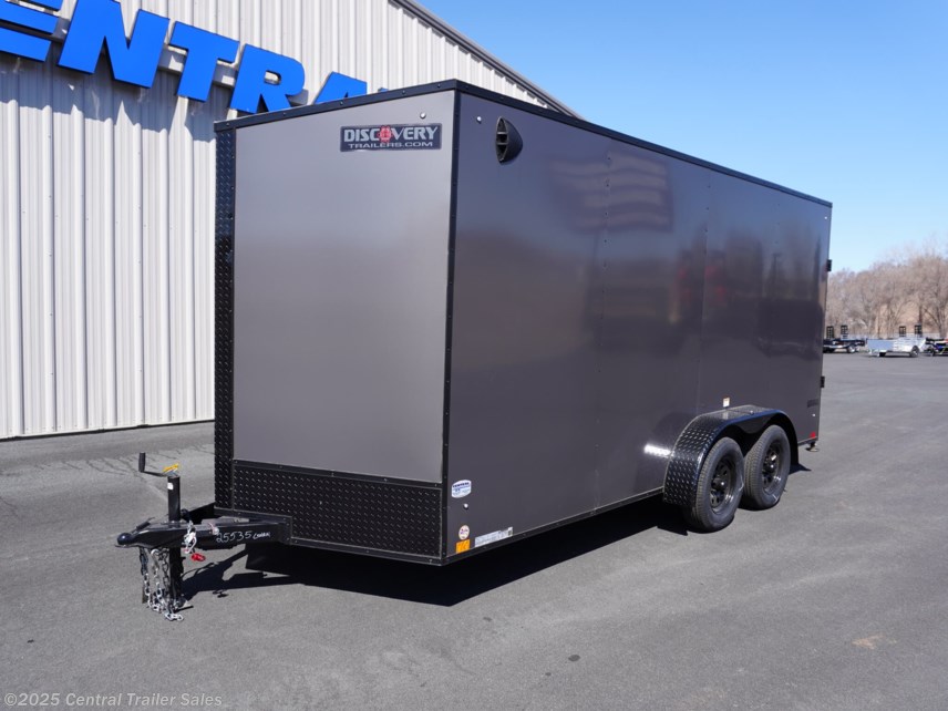 New 2026 Discovery Trailers Rover ET 7x16 Steel Frame Cargo Trailer available in Jordan, Minnesota
