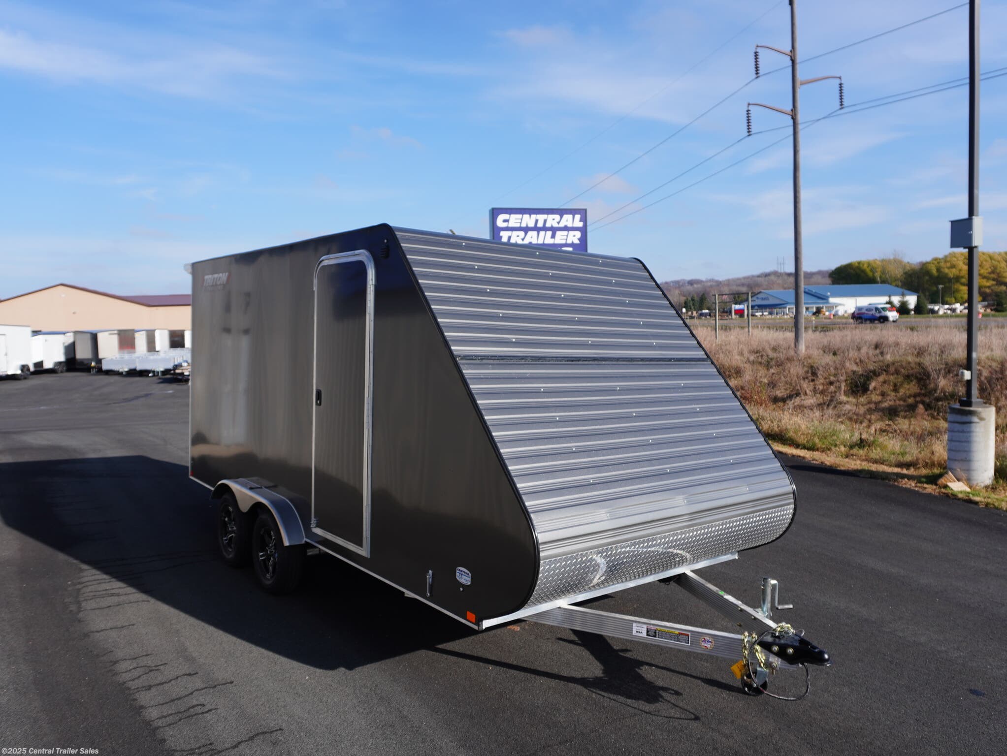 2025 Triton Trailers TC Series 7.5x16 Crossover W/ Side Escape Door - New Snowmobile Trailer for sale by Central Trailer Sales in Jordan, Minnesota