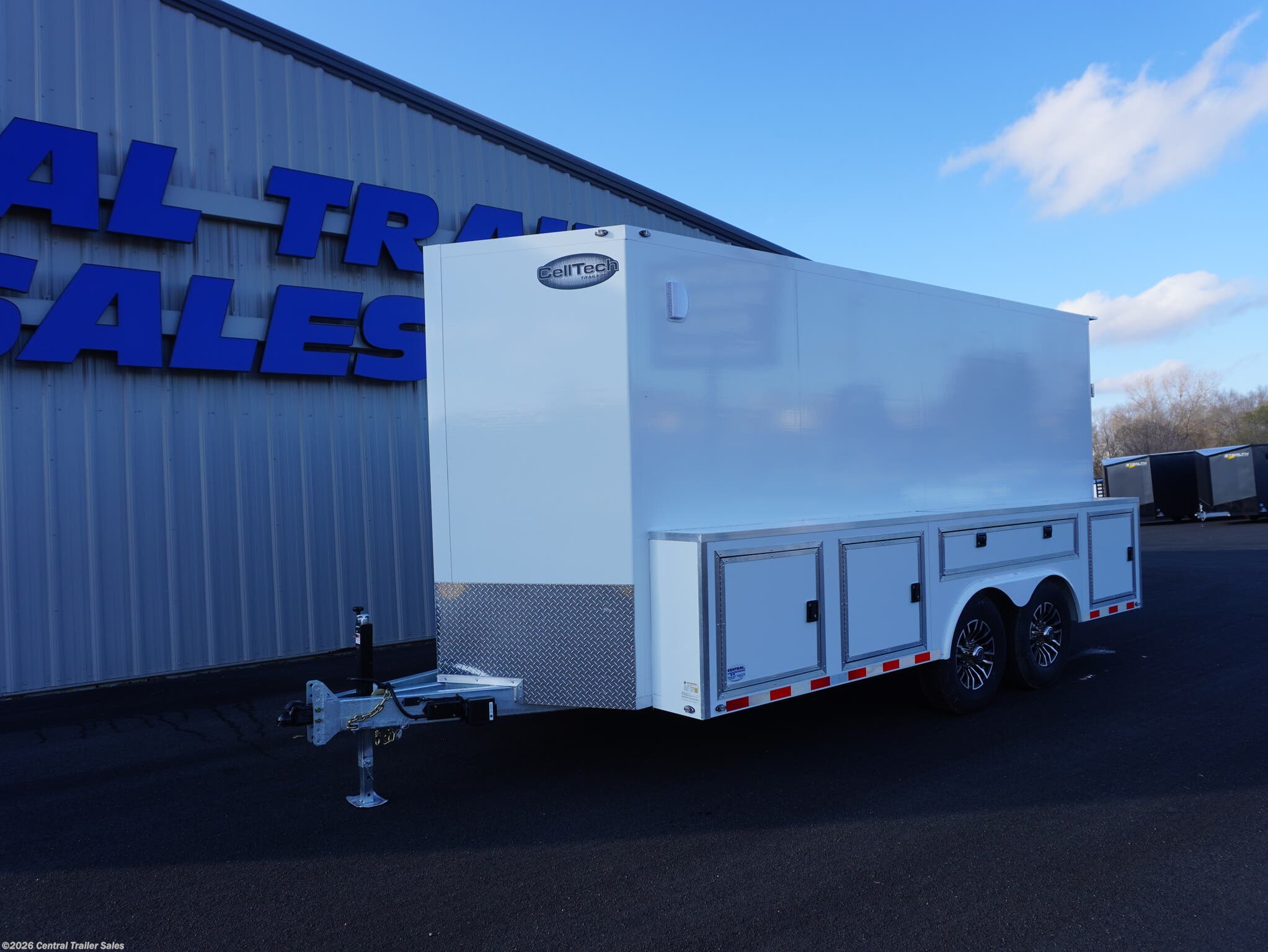2025 7x16ft Galvanized Enclosed by CellTech from Central Trailer Sales in Jordan, Minnesota