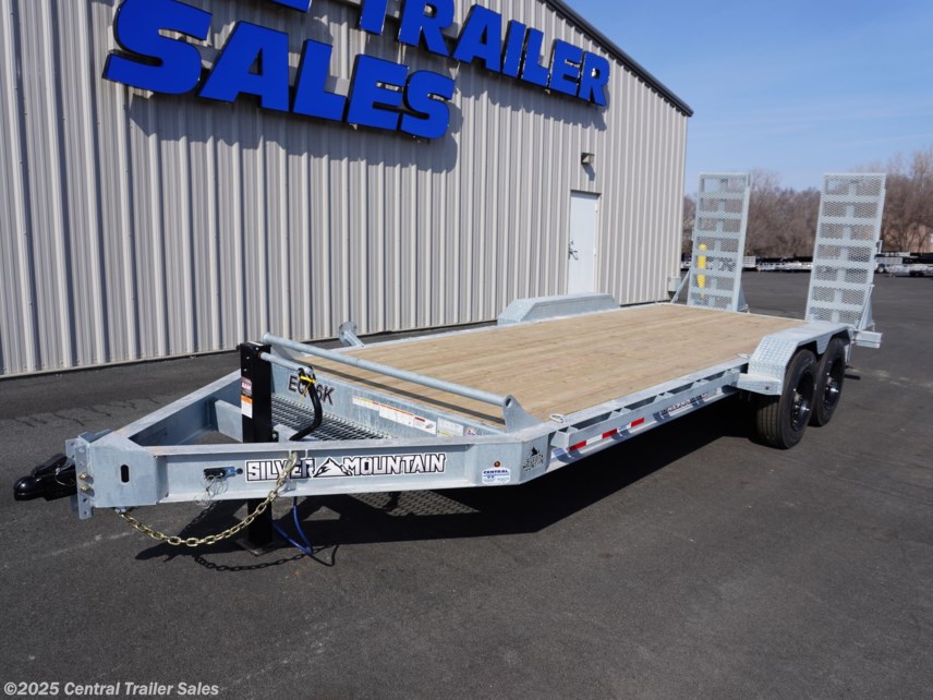 New 2025 Silver Mountain Trailers 82&quot;x20ft Galvanized Equipment Trailer - 8k Axles available in Jordan, Minnesota