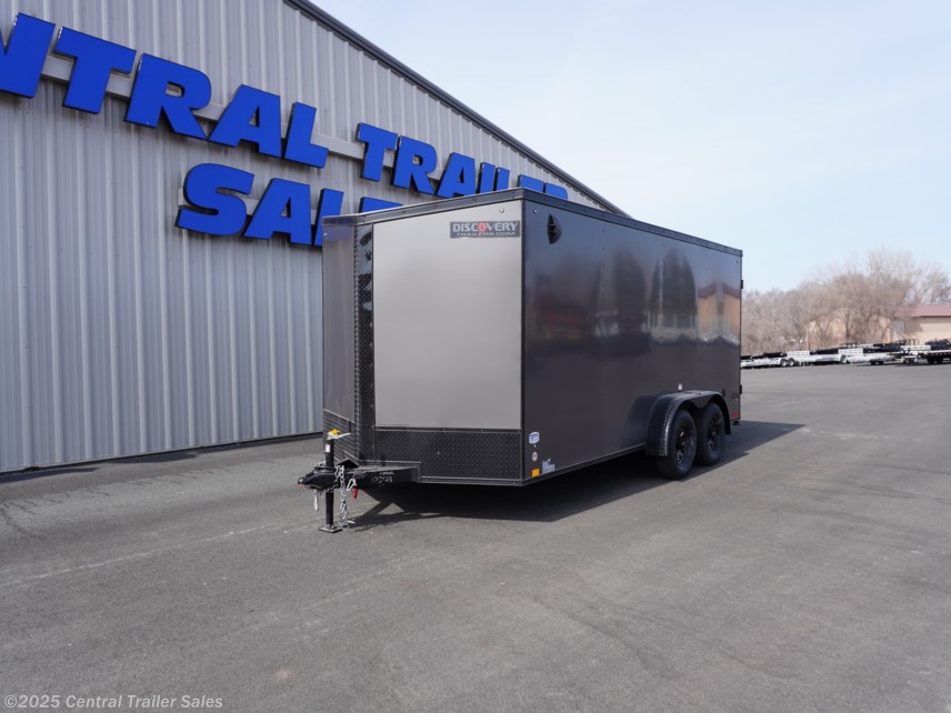 New 2025 Discovery Trailers Rover ET 7x16 Steel Frame Cargo Trailer W/Barn Doors available in Jordan, Minnesota