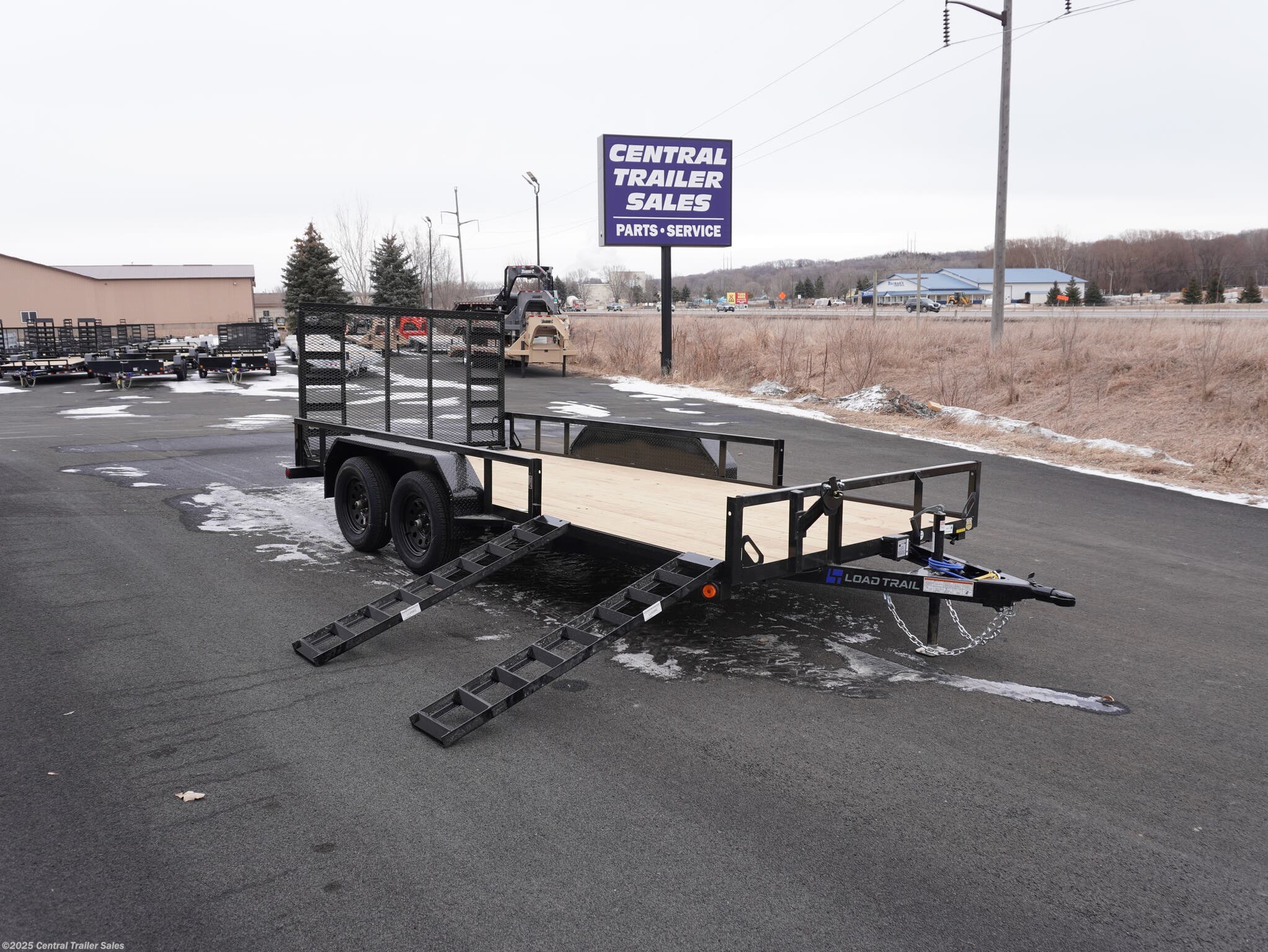 New 2025 Load Trail UE 83x16&apos; Tandem Axle Utility Trailer W/ATV Ramps available in Jordan, Minnesota