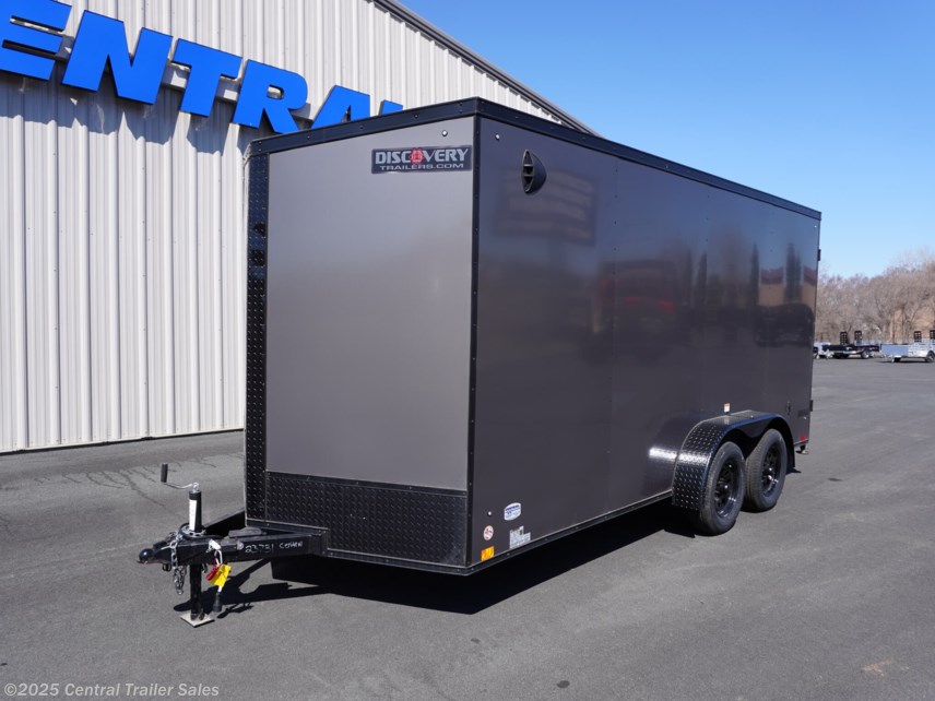 New 2025 Discovery Trailers Rover ET 7x16 Steel Frame Cargo Trailer w/Barn Doors available in Jordan, Minnesota