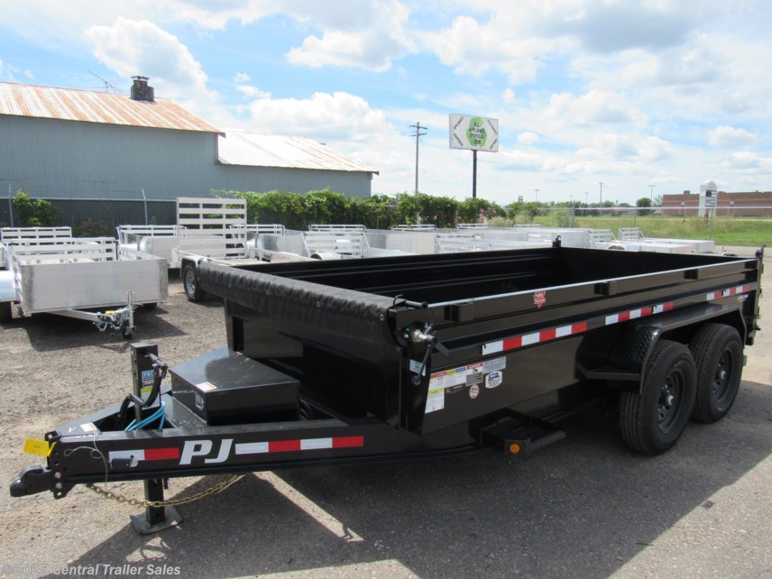New 2025 PJ Trailers DL 83&quot;x14&apos; Dump Trailer 14K GVWR available in Jordan, Minnesota