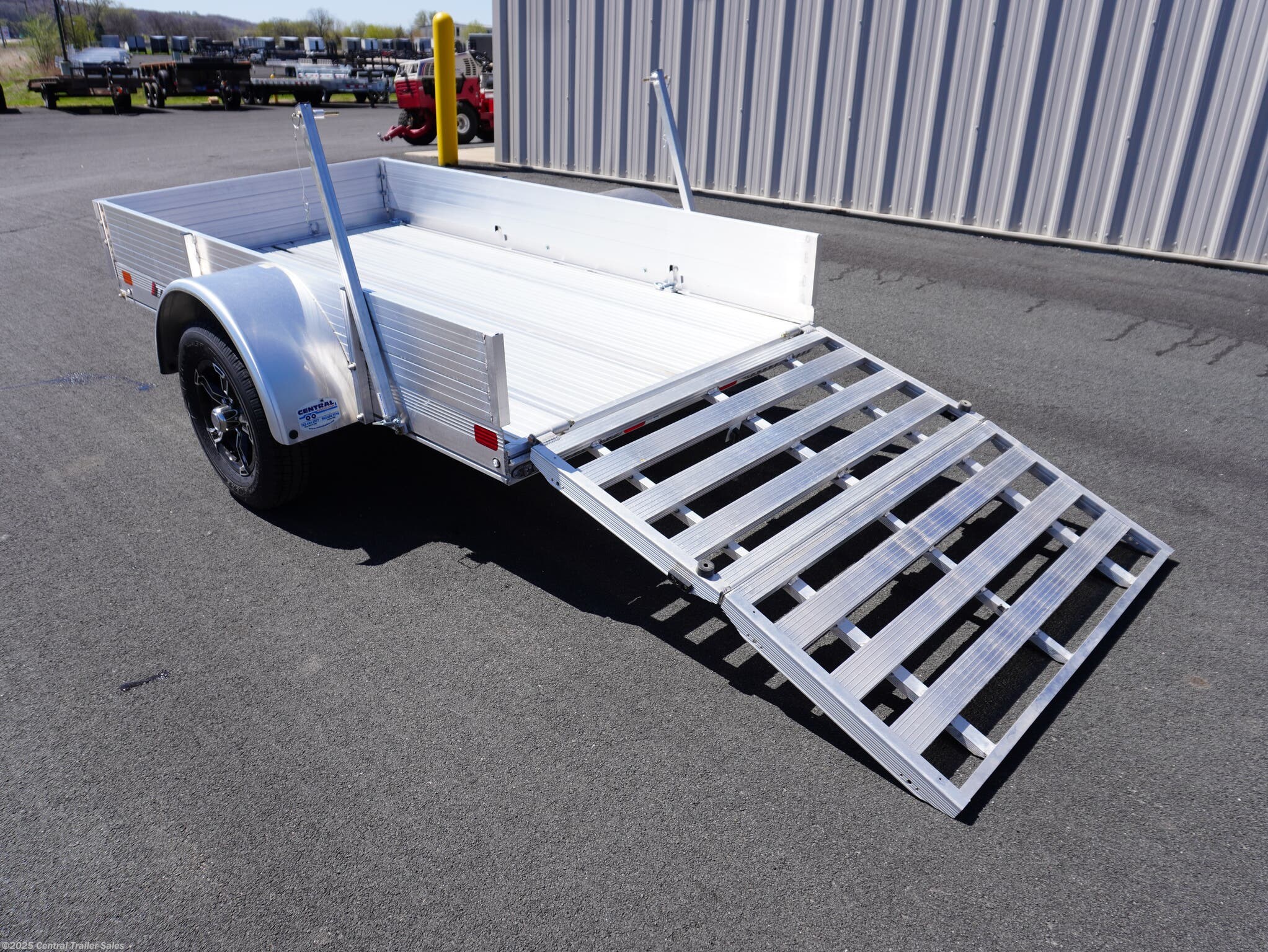 2025 Triton Trailers FIT Series 52&quot;x8&apos; All Aluminum Utility Trailer W/1&apos; Sides - New Utility Trailer for sale by Central Trailer Sales in Jordan, Minnesota