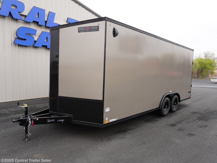 New 2026 Discovery Trailers Challenger S.E. 8.5x20ft Enclosed Steel Frame Car Hauler available in Jordan, Minnesota