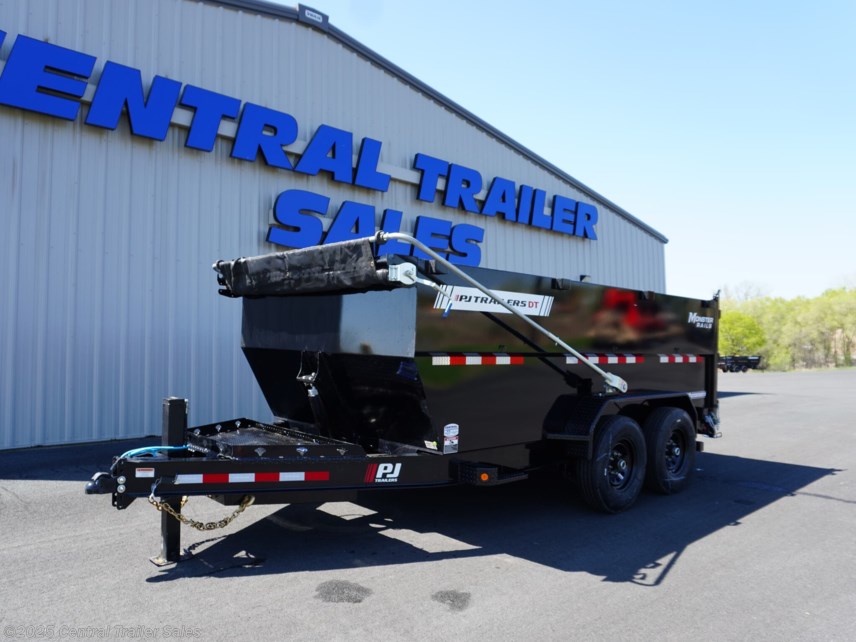 New 2026 PJ Trailers DT 83&quot;x14ft Telescopic Dump, 4&apos; Sides, 14k GVWR available in Jordan, Minnesota