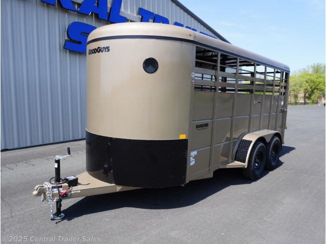 2025 GoodGuys Trailers 6x16 Steel Frame Livestock Trailer 7K GVWR