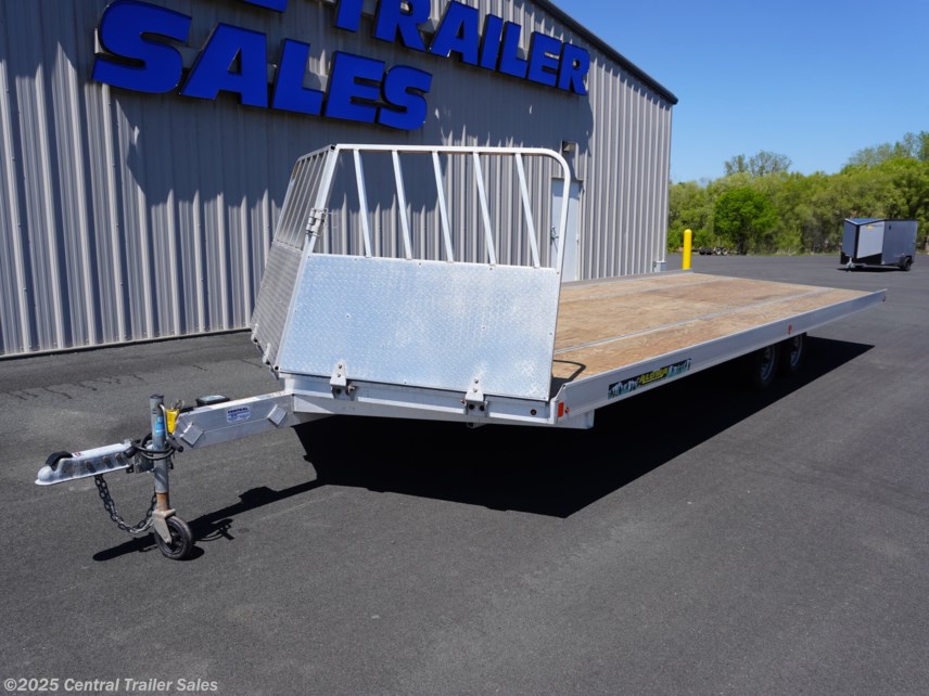 Used 2020 Aluma 8624 8.5&apos;x24&apos; Aluminum Snowmobile Trailer W/Salt Shield available in Jordan, Minnesota